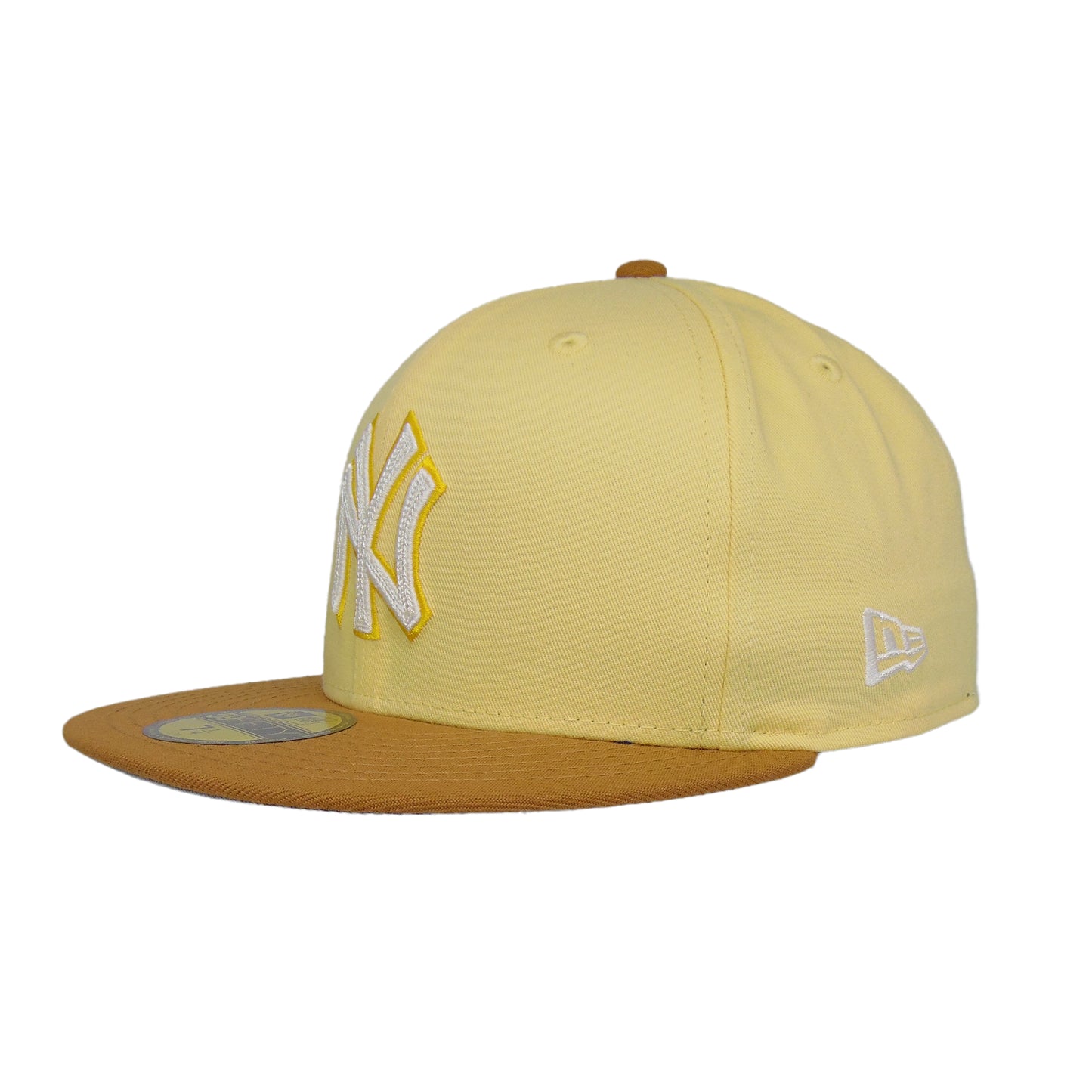 New York Yankees Custom New Era 59FIFTY Soft Yellow Cap