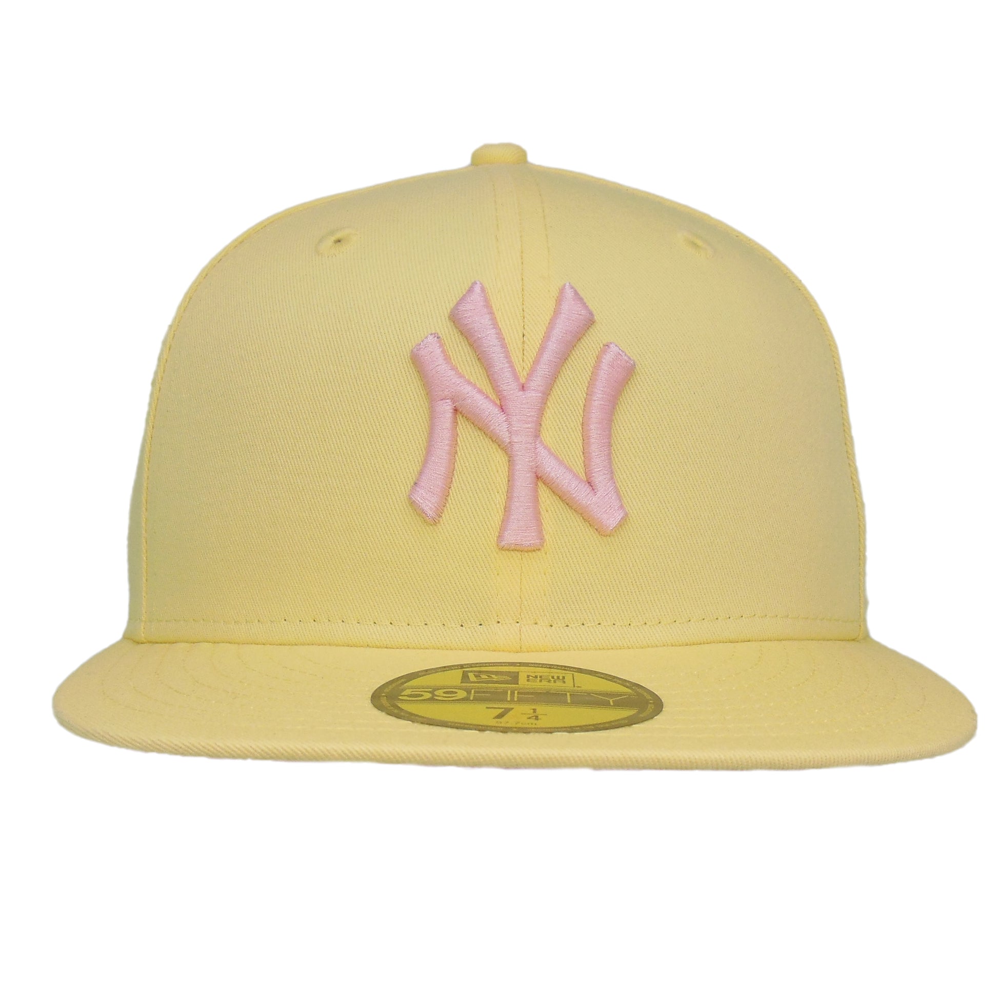 New York Yankees Custom New Era 59FIFTY Cap Yellow