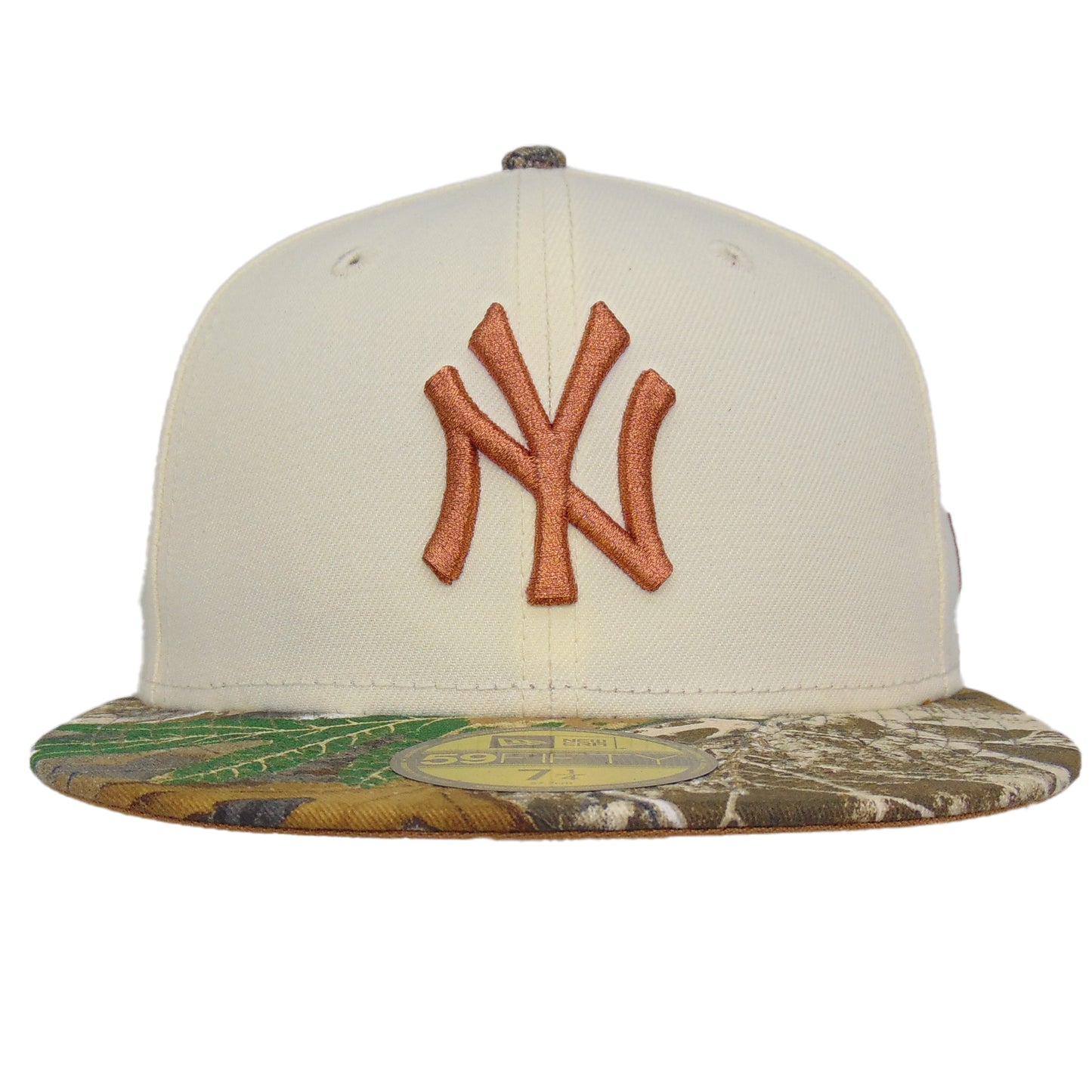 New York Yankees Custom New Era 59FIFTY Cap Chrome Realtree
