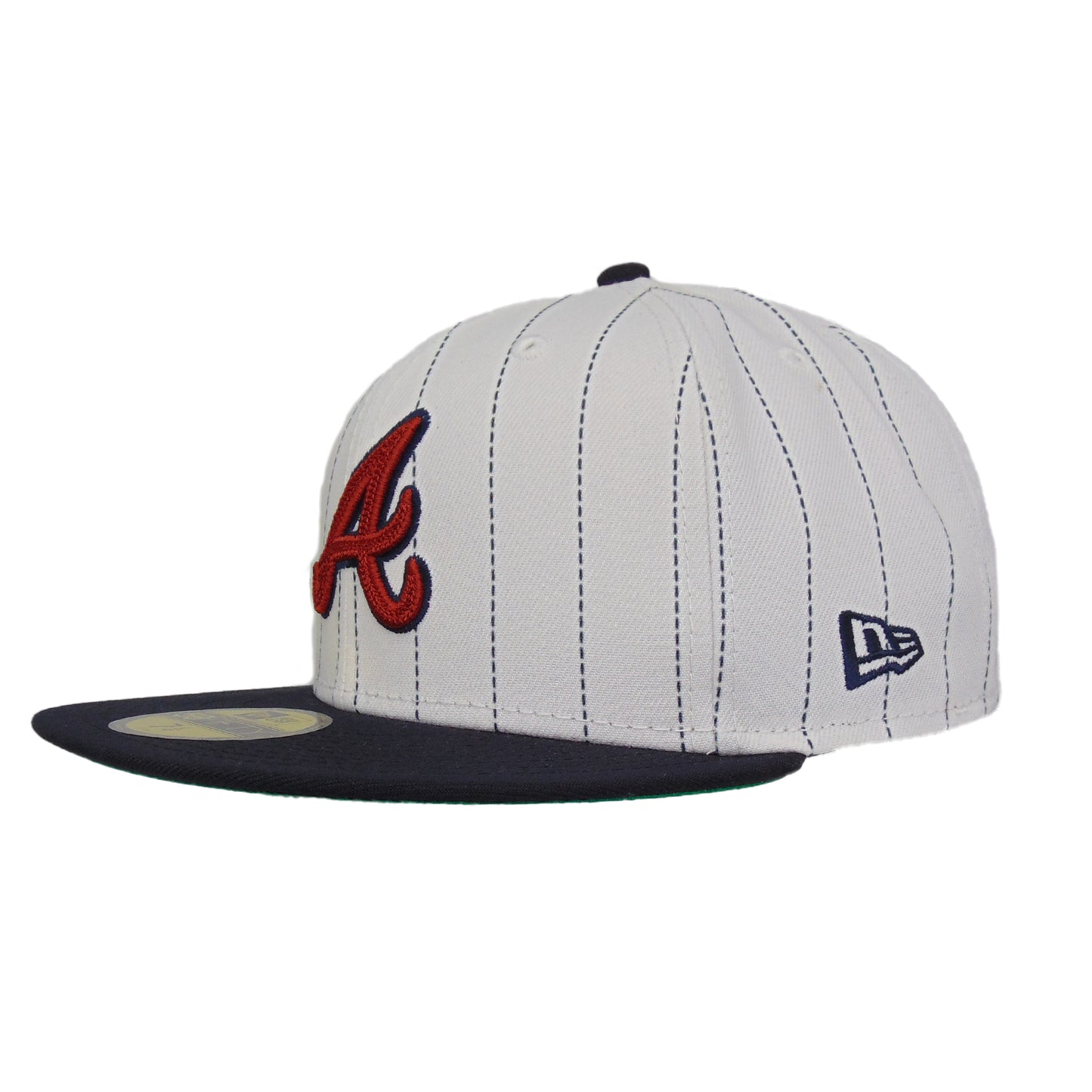 Atlanta Braves Custom New Era 59FIFTY Cap Pinestripes