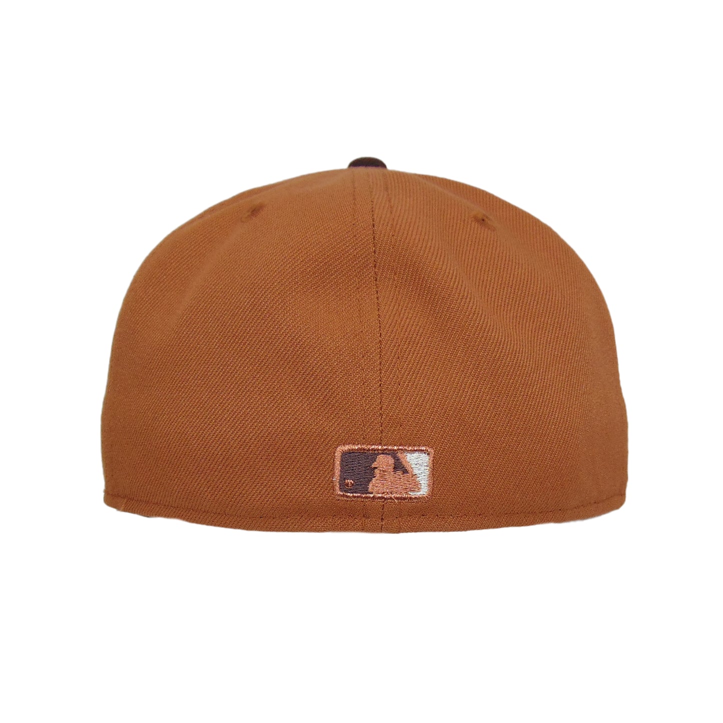 Los Angeles Dodgers Custom New Era 59FIFTY Cap Brown Chainstitch