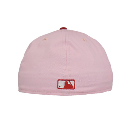 Los Angeles Dodgers Custom New Era 59FIFTY Cap Pink Chainstitch