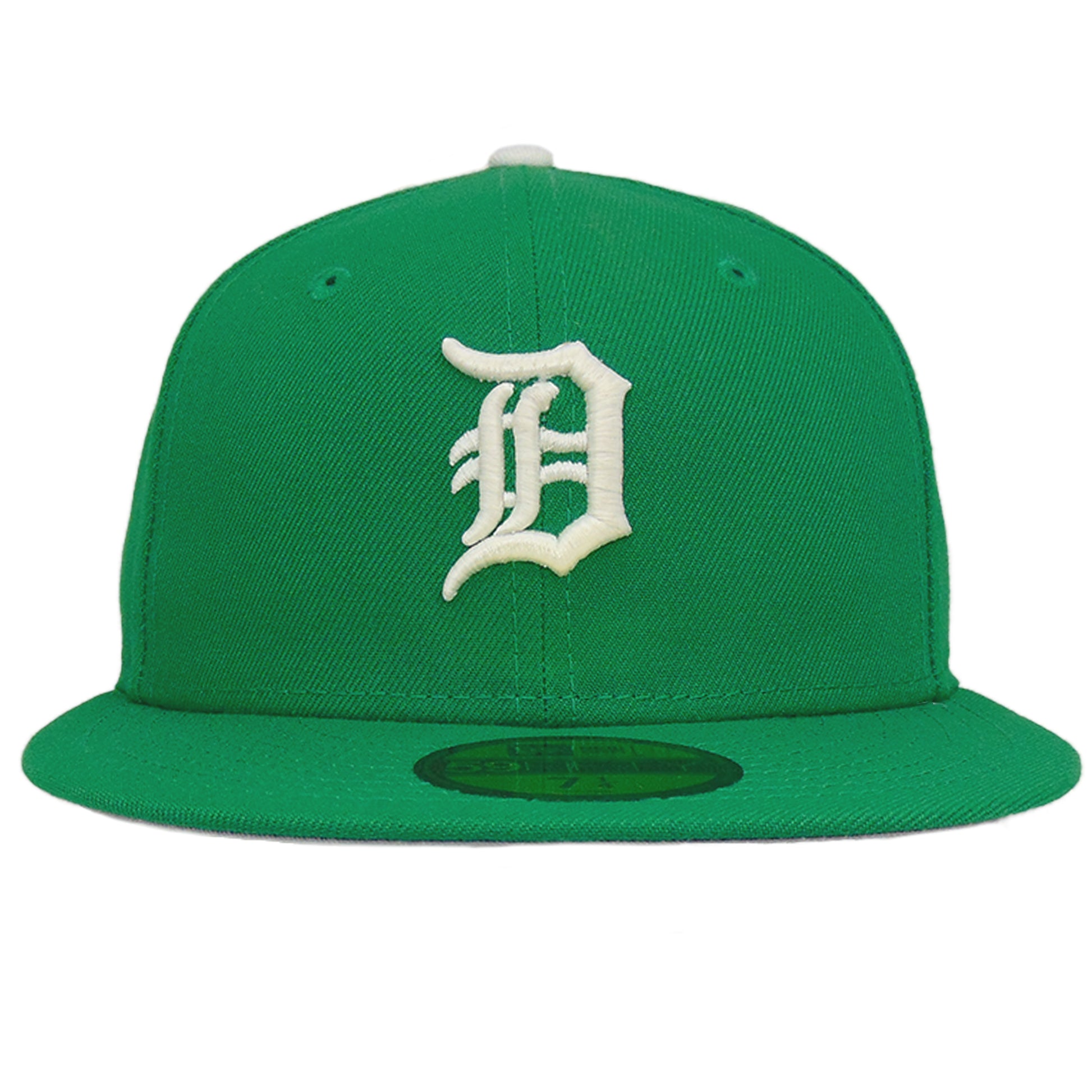 Detroit Tigers Custom New Era 59FIFTY Cap Kelly Green