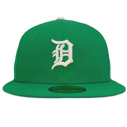 Detroit Tigers Custom New Era 59FIFTY Cap Kelly Green