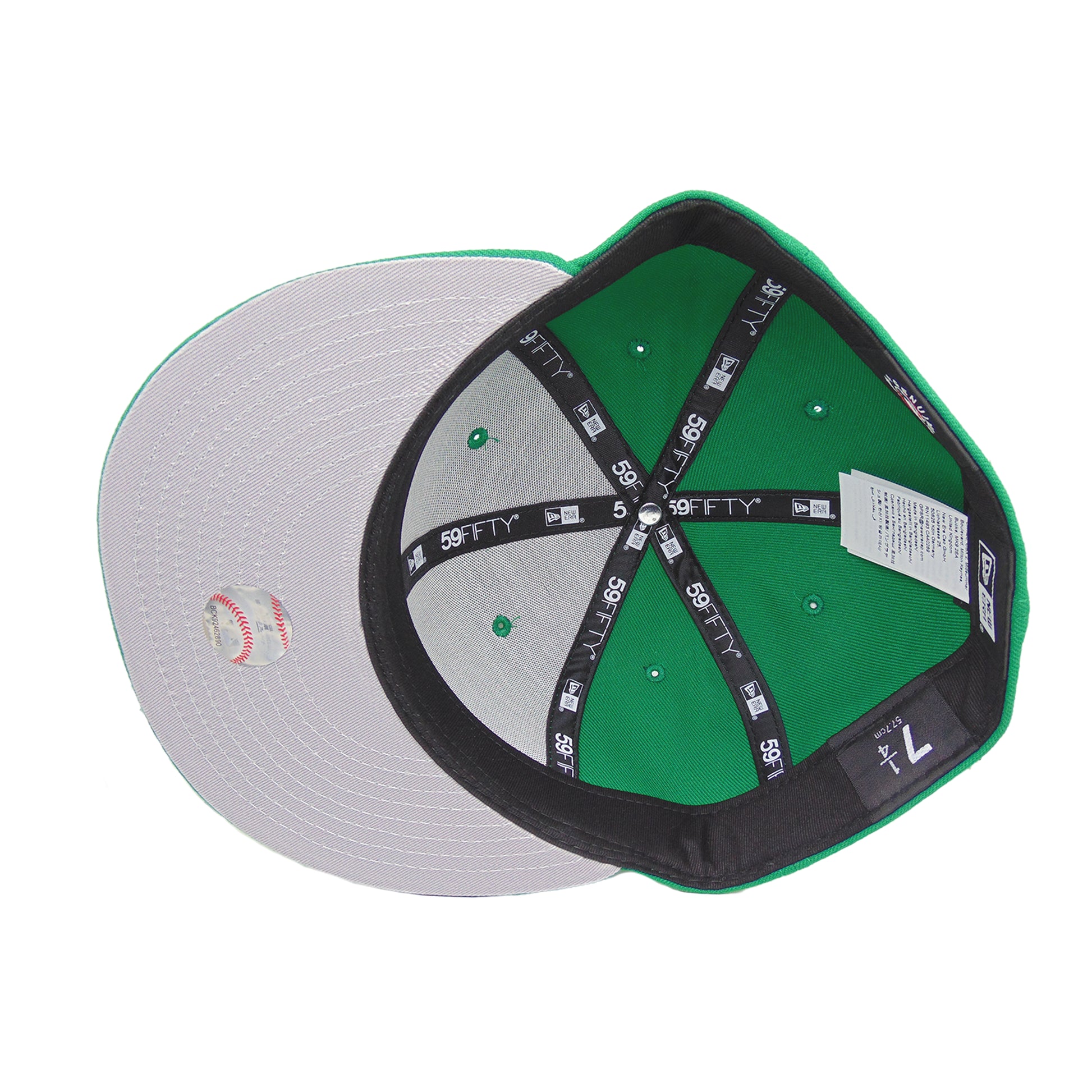 Detroit Tigers Custom New Era 59FIFTY Cap Kelly Green