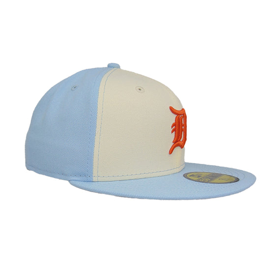 Detroit Tigers Custom New Era 59FIFTY Cap Glacial Chrome