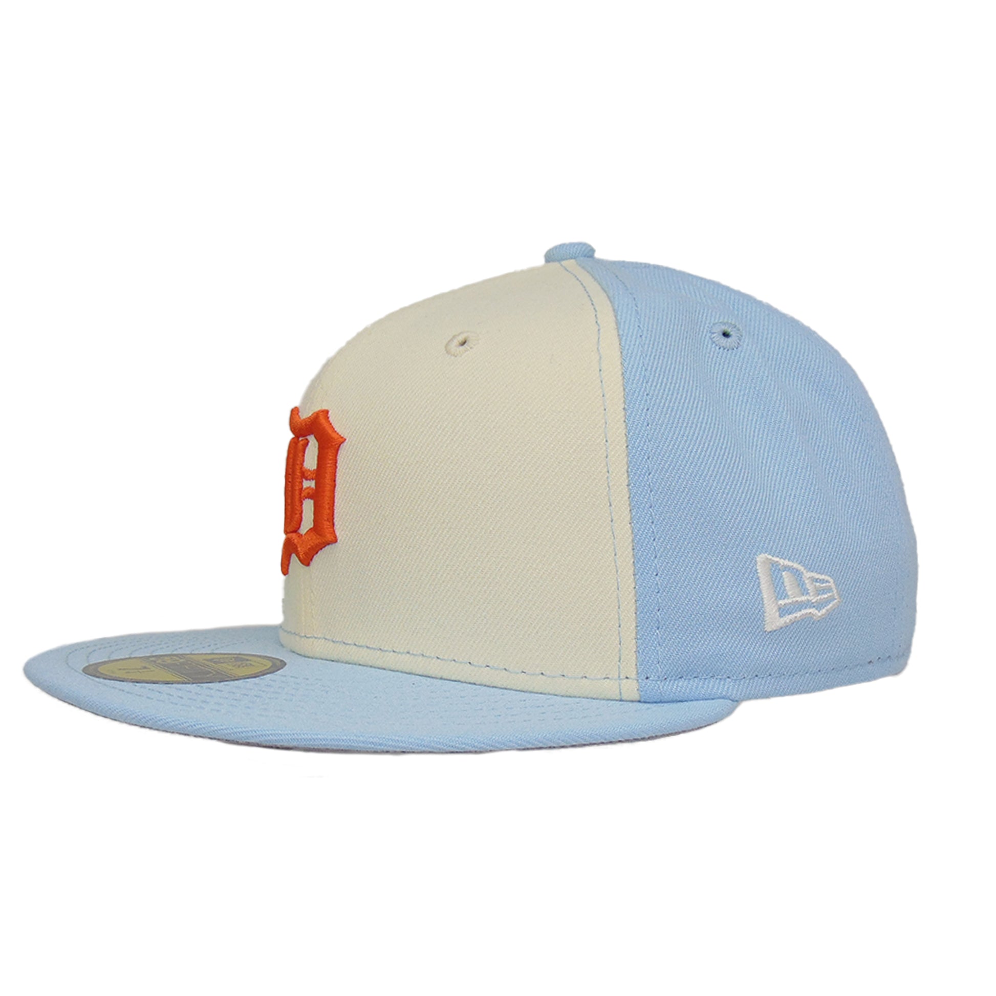 Detroit Tigers Custom New Era 59FIFTY Cap Glacial Chrome
