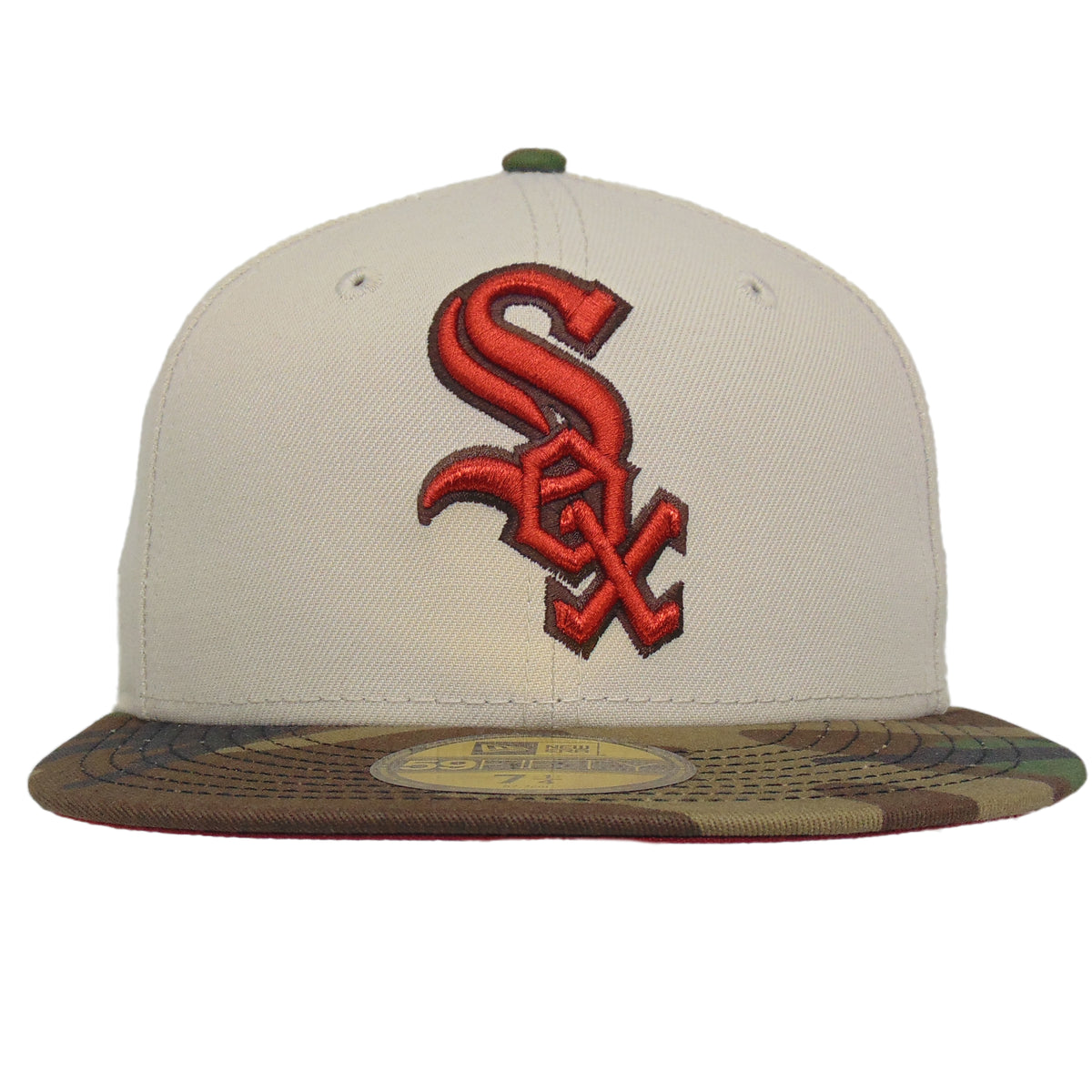 Chicago White Sox Custom New Era 59FIFTY Cap Stone Camo