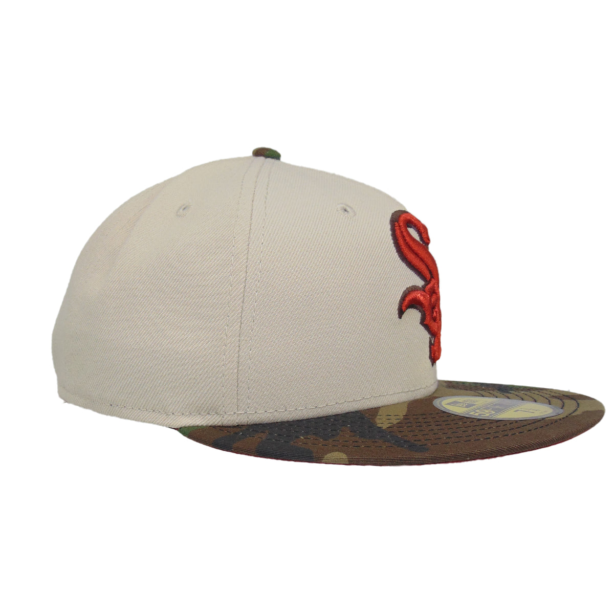 Chicago White Sox Custom New Era 59FIFTY Cap Stone Camo
