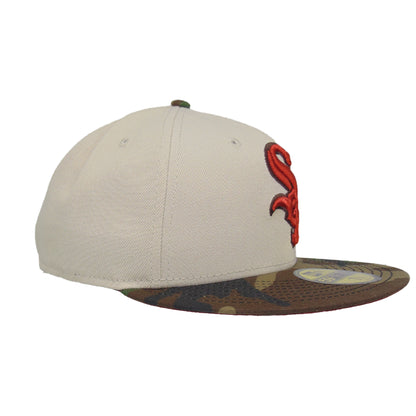 Chicago White Sox Custom New Era 59FIFTY Cap Stone Camo