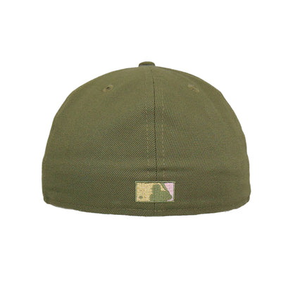 New York Yankees Custom New Era 59FIFTY Olive Cap WS 1962