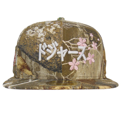 Los Angeles Dodgers Custom New Era 59FIFTY Cap Realtree Edge Tokyo Series