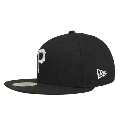Pittsburgh Pirates Custom New Era 59FIFTY Cap Black