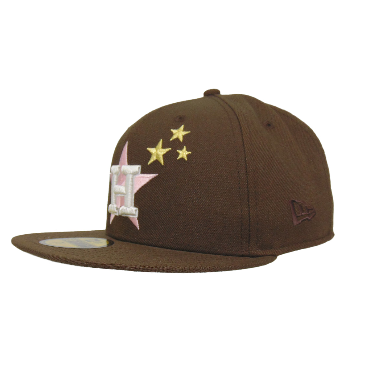 Houston Astros Custom New Era 59FIFTY Cap Walnut Brown