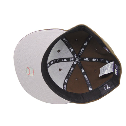 Houston Astros Custom New Era 59FIFTY Cap Walnut Brown