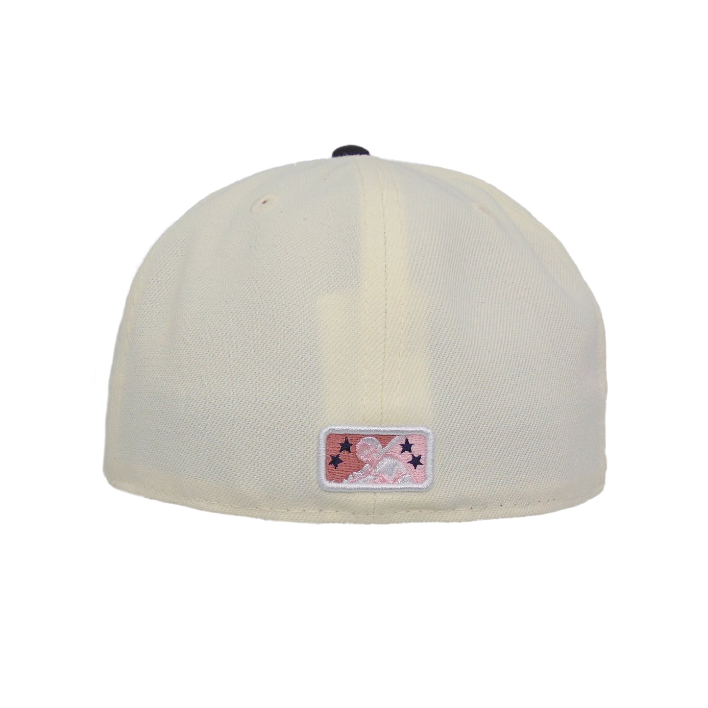 Miami Beach Flamingos Custom 59FIFTY New Era Cap Chrome Navy