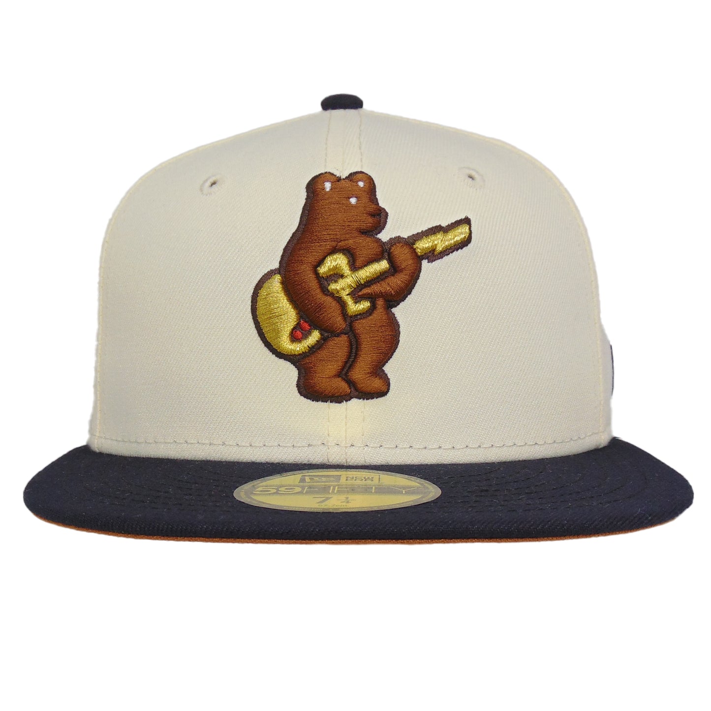 Chicago Cubs Custom New Era 59FIFTY Cap Chrome Navy