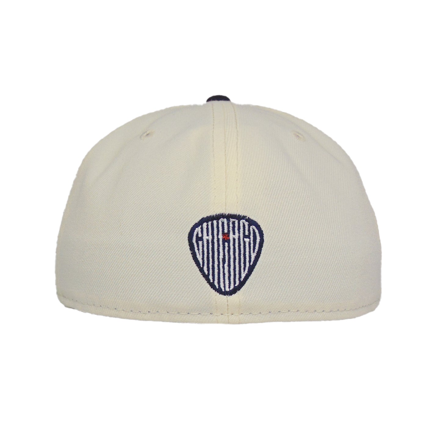 Chicago Cubs Custom New Era 59FIFTY Cap Chrome Navy