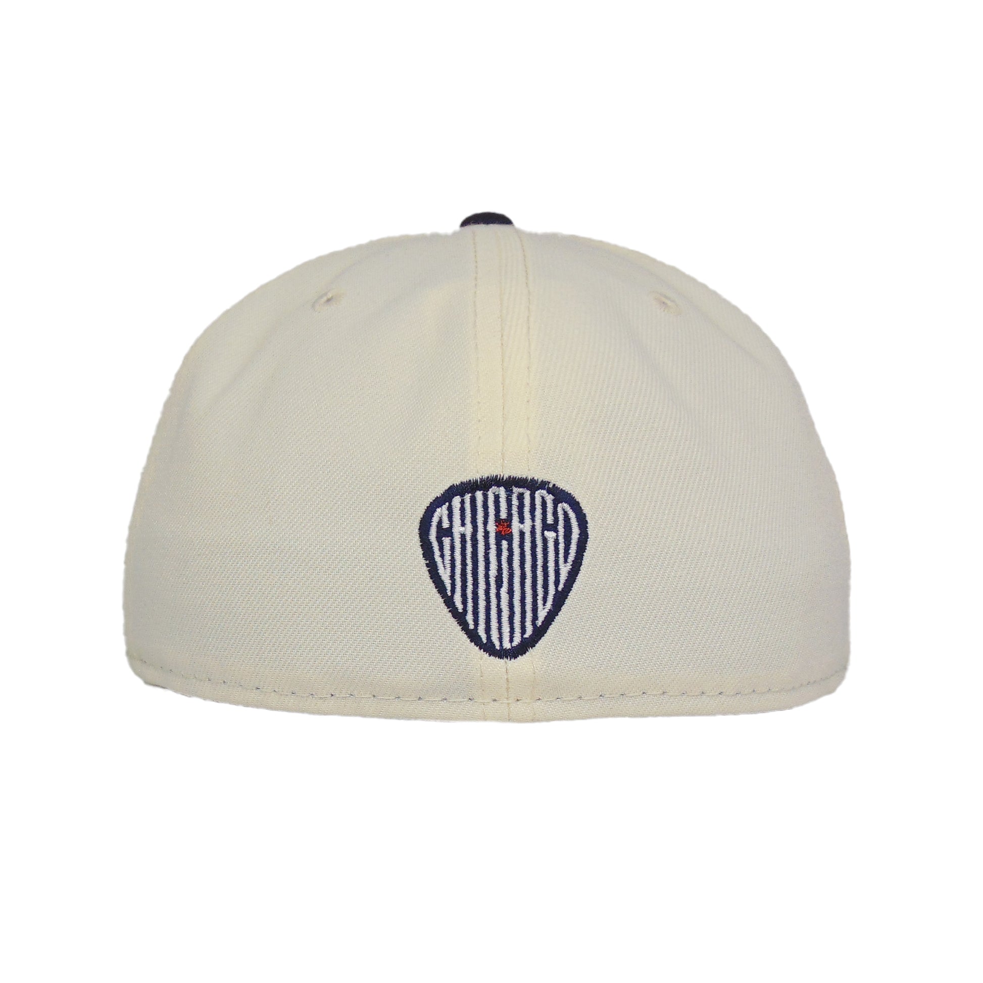 Chicago Cubs Custom New Era 59FIFTY Cap Chrome Navy
