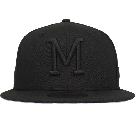 Milwaukee Brewers Custom New Era 59FIFTY Cap Blackout