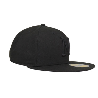 Milwaukee Brewers Custom New Era 59FIFTY Cap Blackout