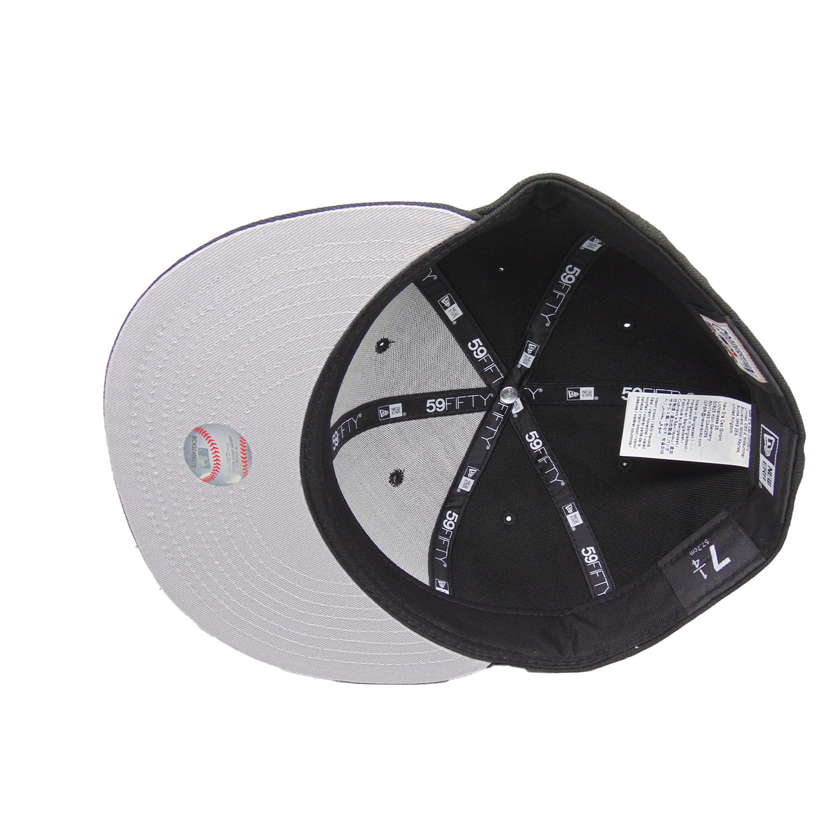 Milwaukee Brewers Custom New Era 59FIFTY Cap Blackout