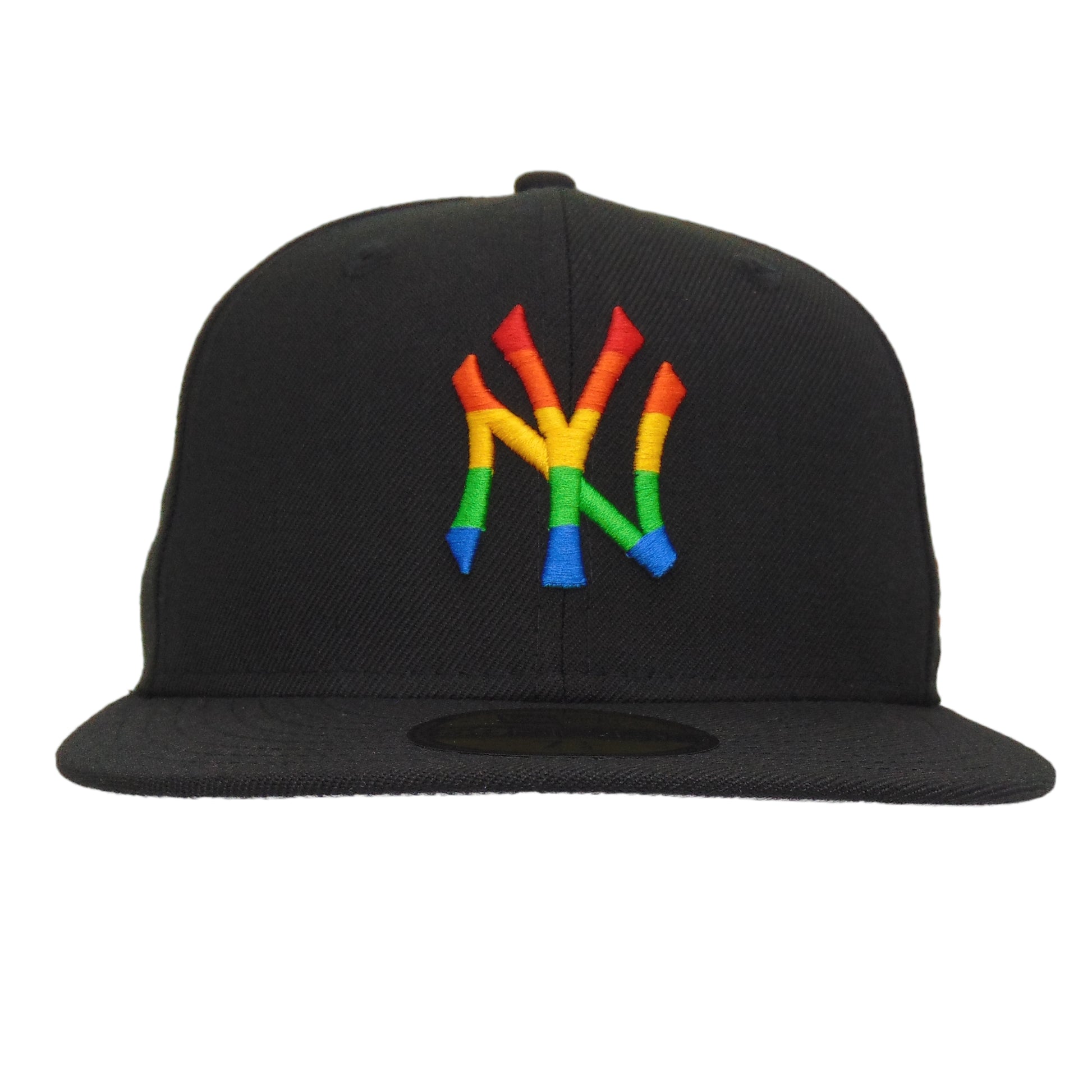 New York Yankees Custom Pride New Era 59FIFTY Cap Black