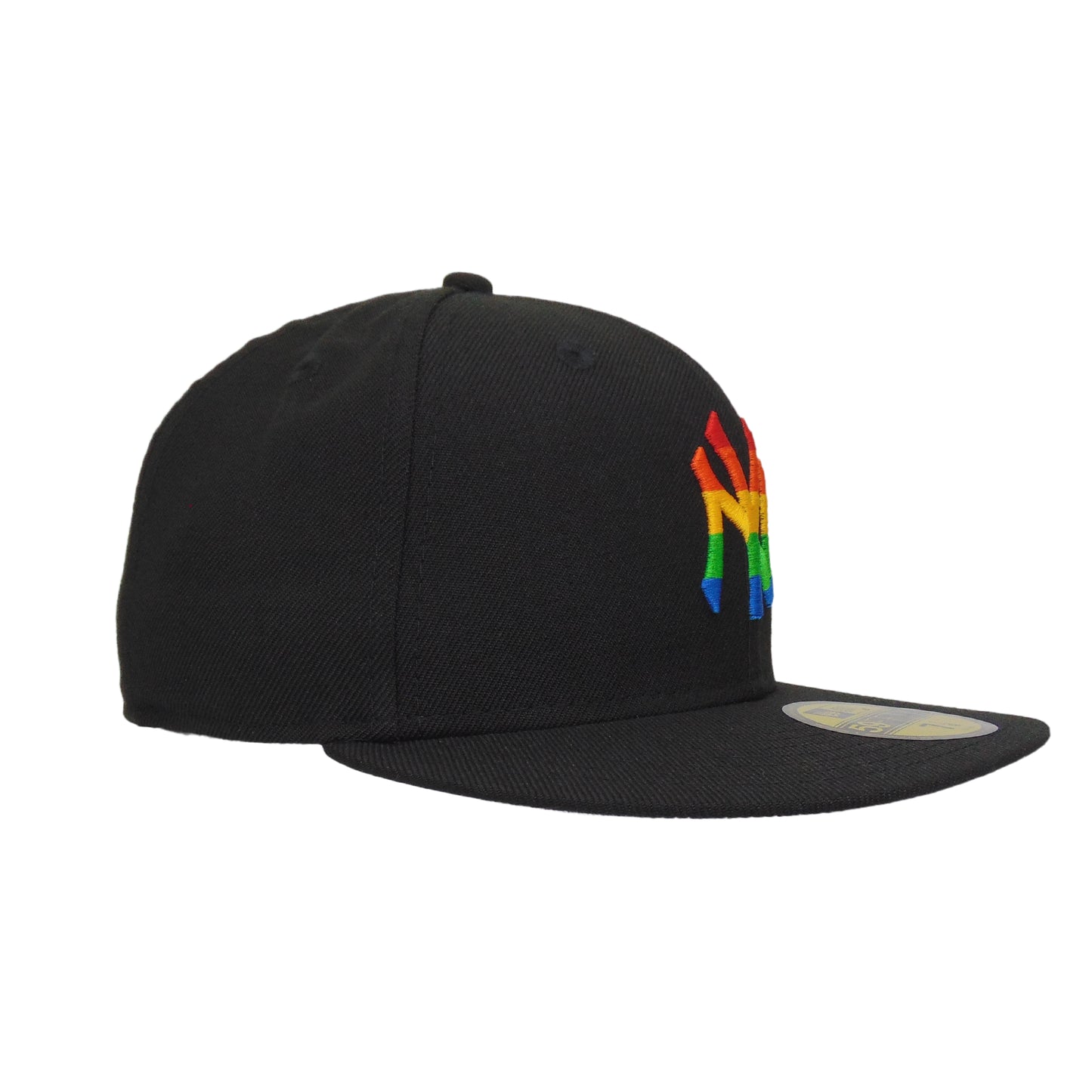New York Yankees Custom Pride New Era 59FIFTY Cap Black