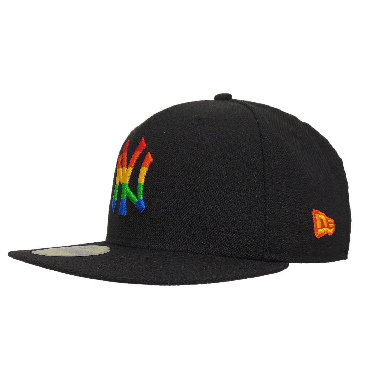 New York Yankees Custom Pride New Era 59FIFTY Cap Black