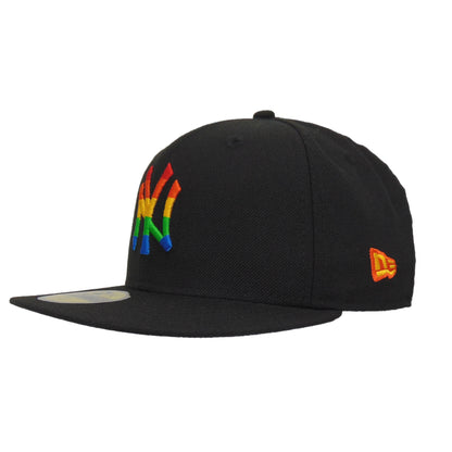 New York Yankees Custom Pride New Era 59FIFTY Cap Black