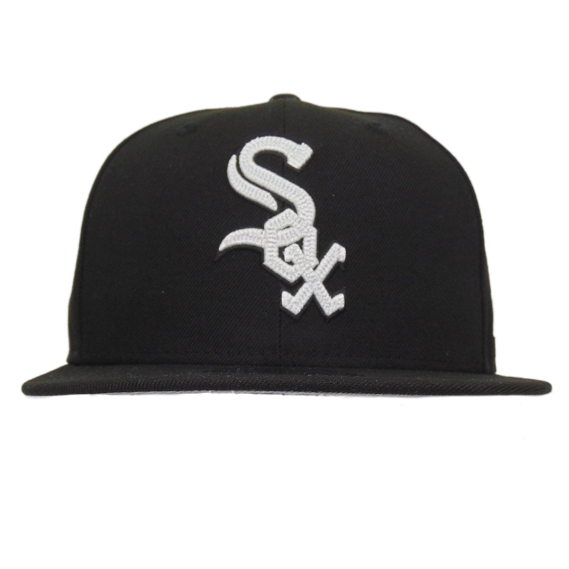 Chicago White Sox Custom 9FIFTY New Era Snapback Cap Black Chainstitch
