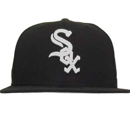 Chicago White Sox Custom 9FIFTY New Era Snapback Cap Black Chainstitch
