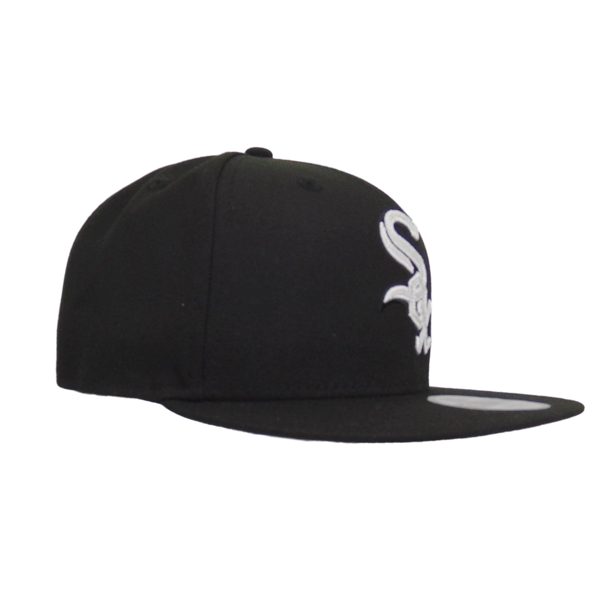Chicago White Sox Custom 9FIFTY New Era Snapback Cap Black Chainstitch