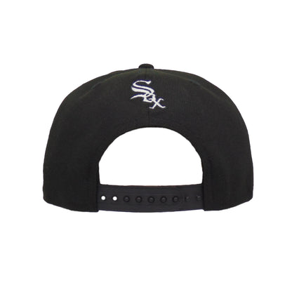Chicago White Sox Custom 9FIFTY New Era Snapback Cap Black Chainstitch
