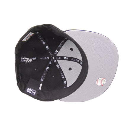 Chicago White Sox Custom 9FIFTY New Era Snapback Cap Black Chainstitch