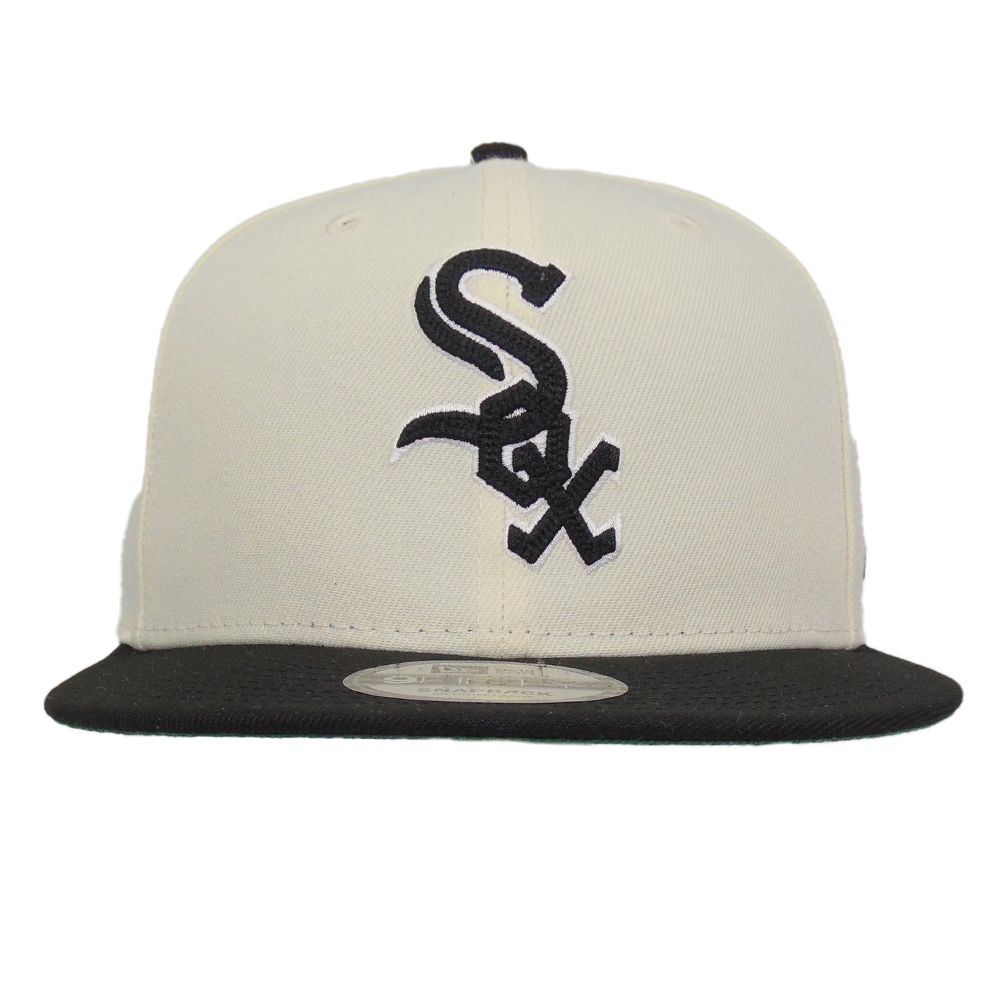 Chicago White Sox Custom 9FIFTY New Era Snapback Cap Chrome Black