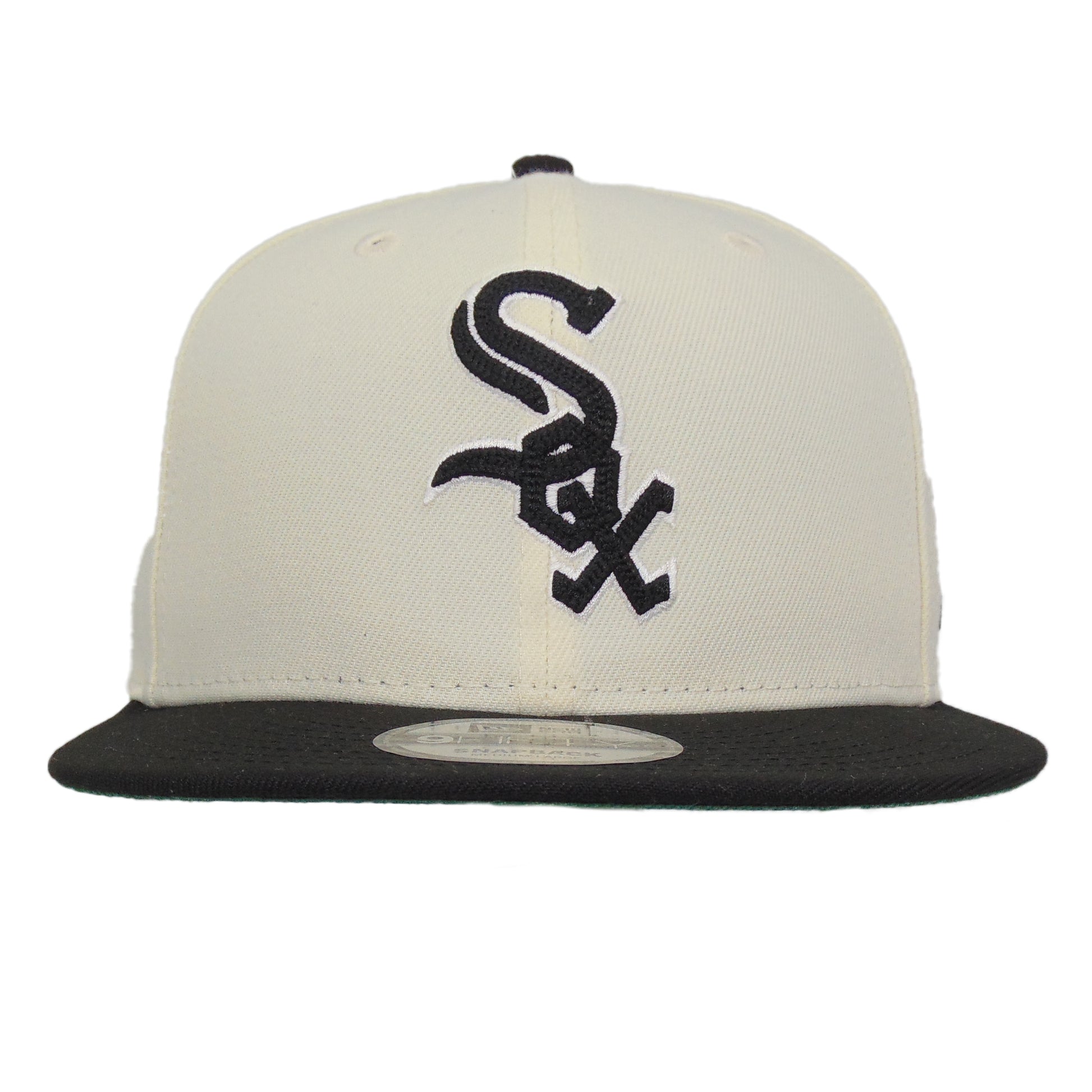 Chicago White Sox Custom 9FIFTY New Era Snapback Cap Chrome Black