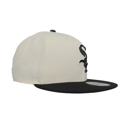 Chicago White Sox Custom 9FIFTY New Era Snapback Cap Chrome Black