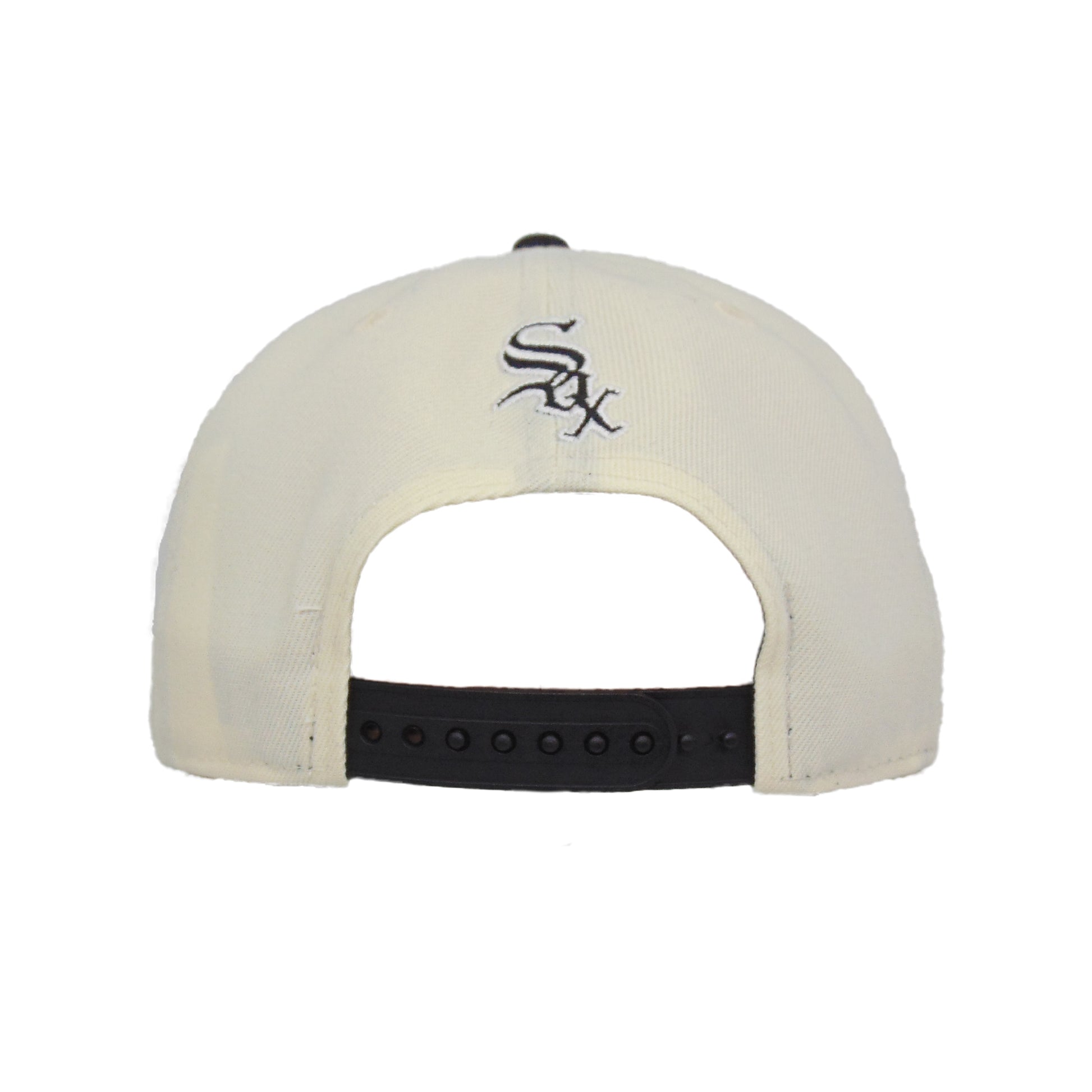 Chicago White Sox Custom 9FIFTY New Era Snapback Cap Chrome Black