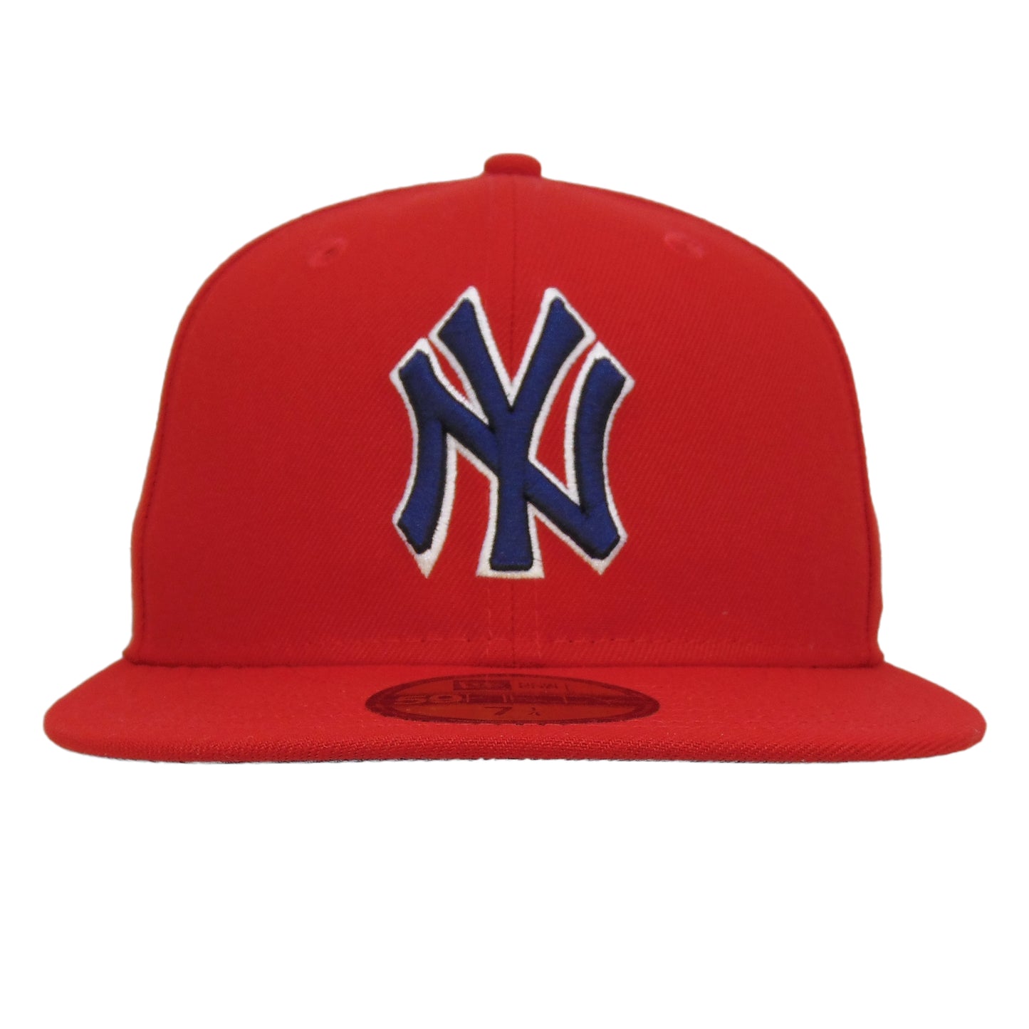 New York Yankees Custom New Era 59FIFTY Cap Scarlet Red