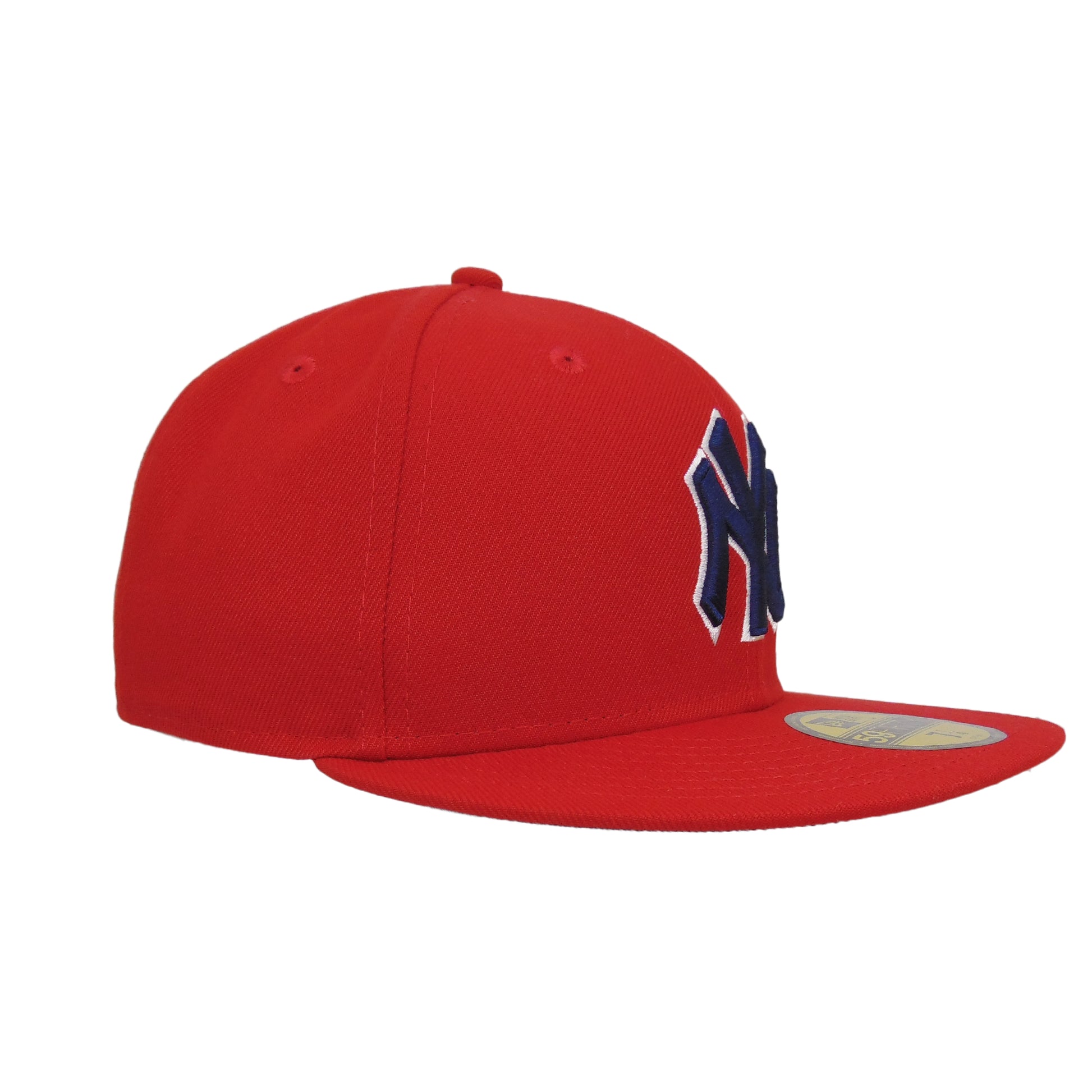 New York Yankees Custom New Era 59FIFTY Cap Scarlet Red