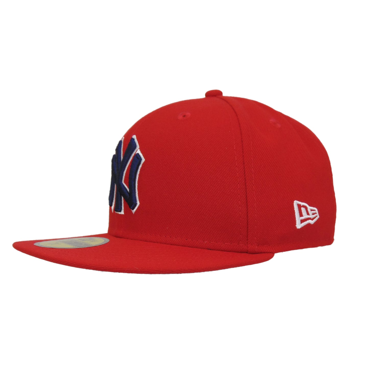 New York Yankees Custom New Era 59FIFTY Cap Scarlet Red