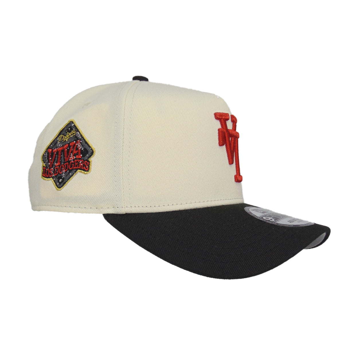 Los Angeles Dodgers Flip Custom 9FORTY AF New Era Cap Chrome Black