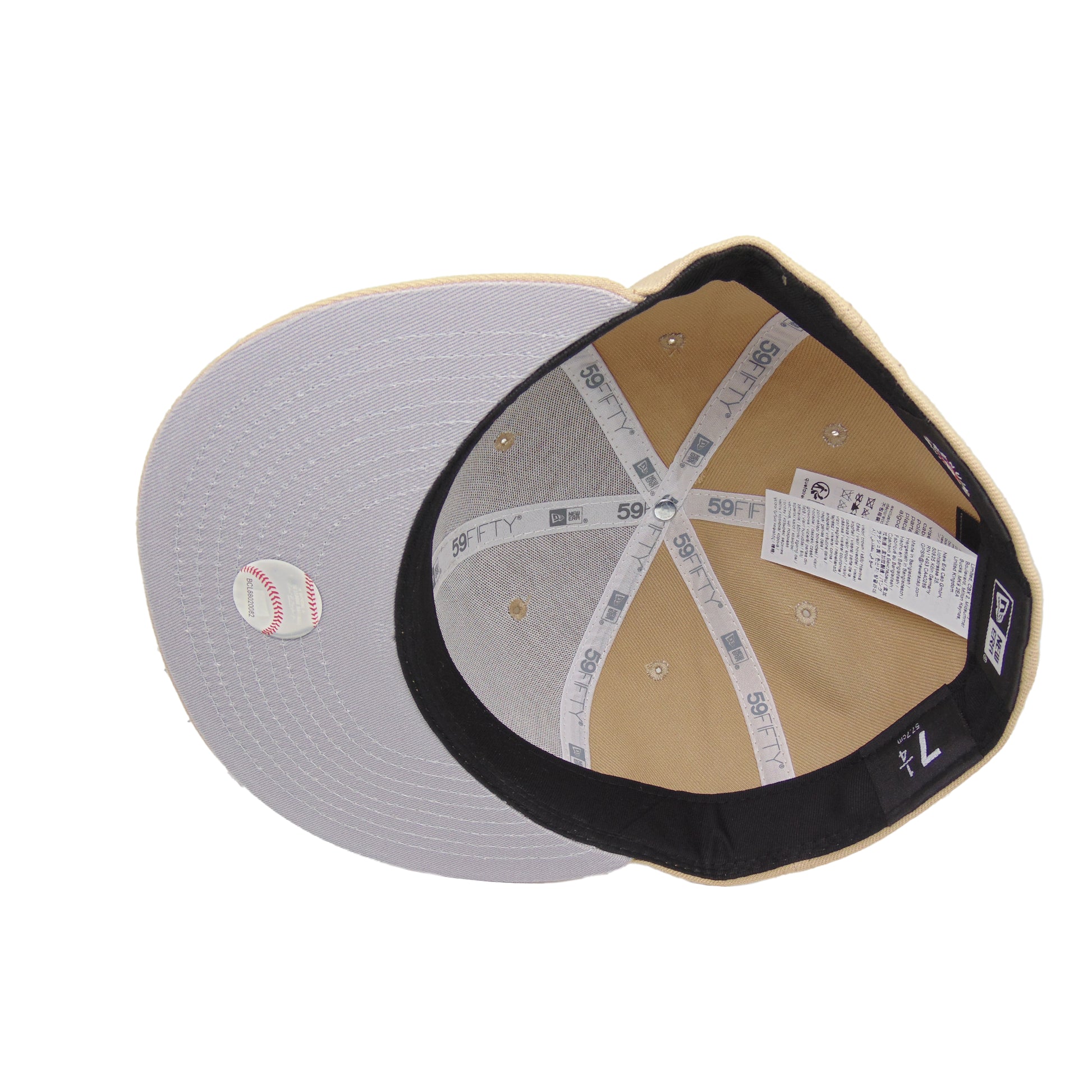 Chicago White Sox Custom New Era 59FIFTY Cap Camel Chainstitch