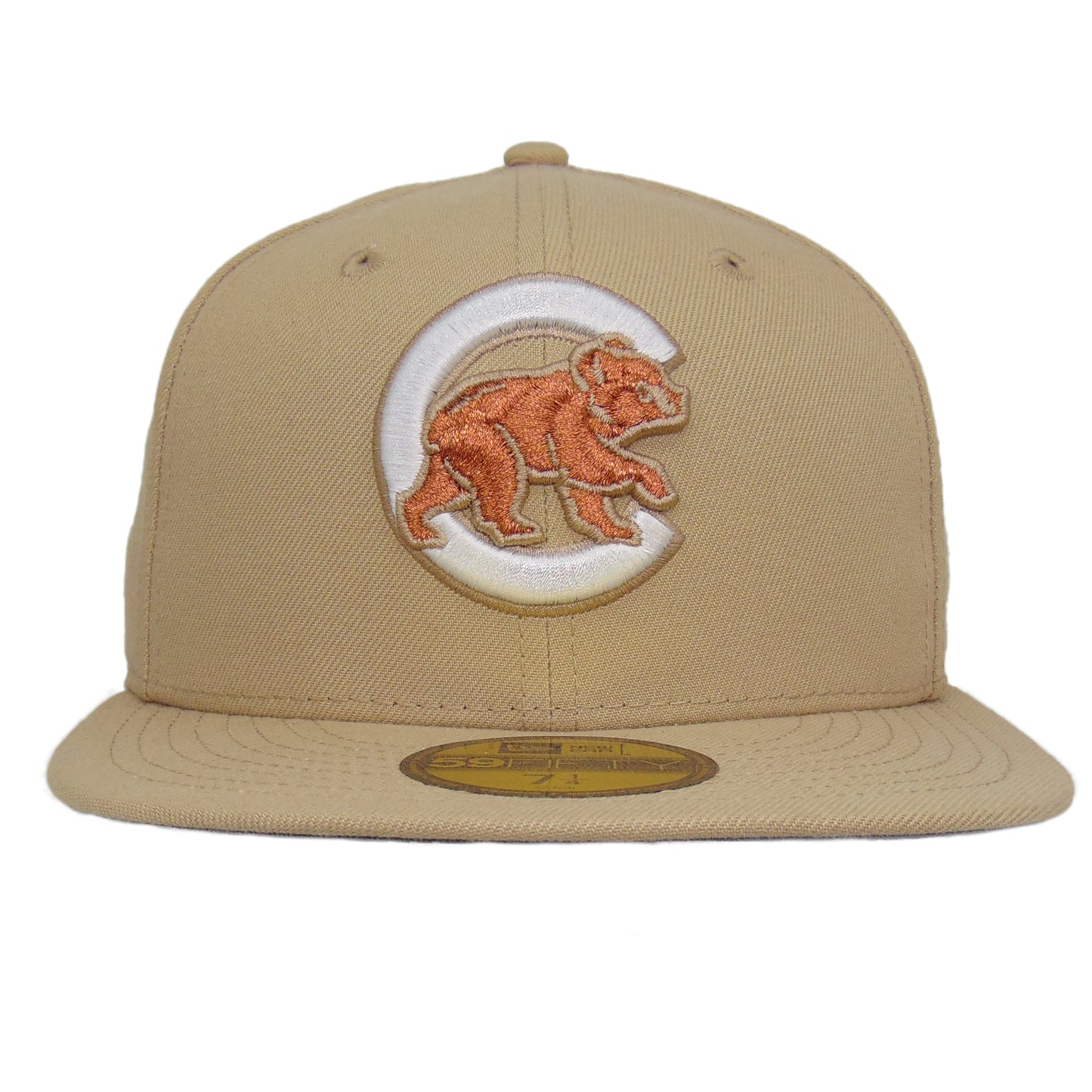 Chicago Cubs Custom New Era 59FIFTY Cap Camel