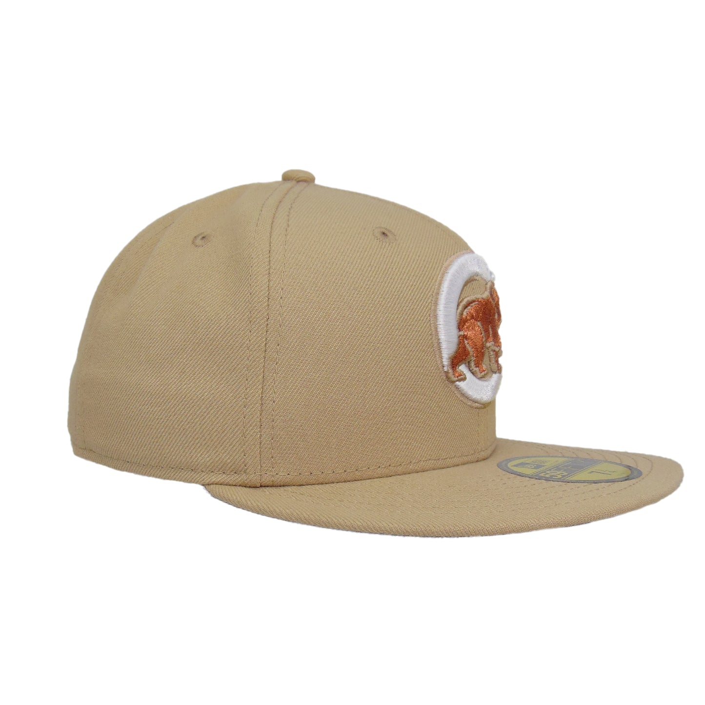 Chicago Cubs Custom New Era 59FIFTY Cap Camel
