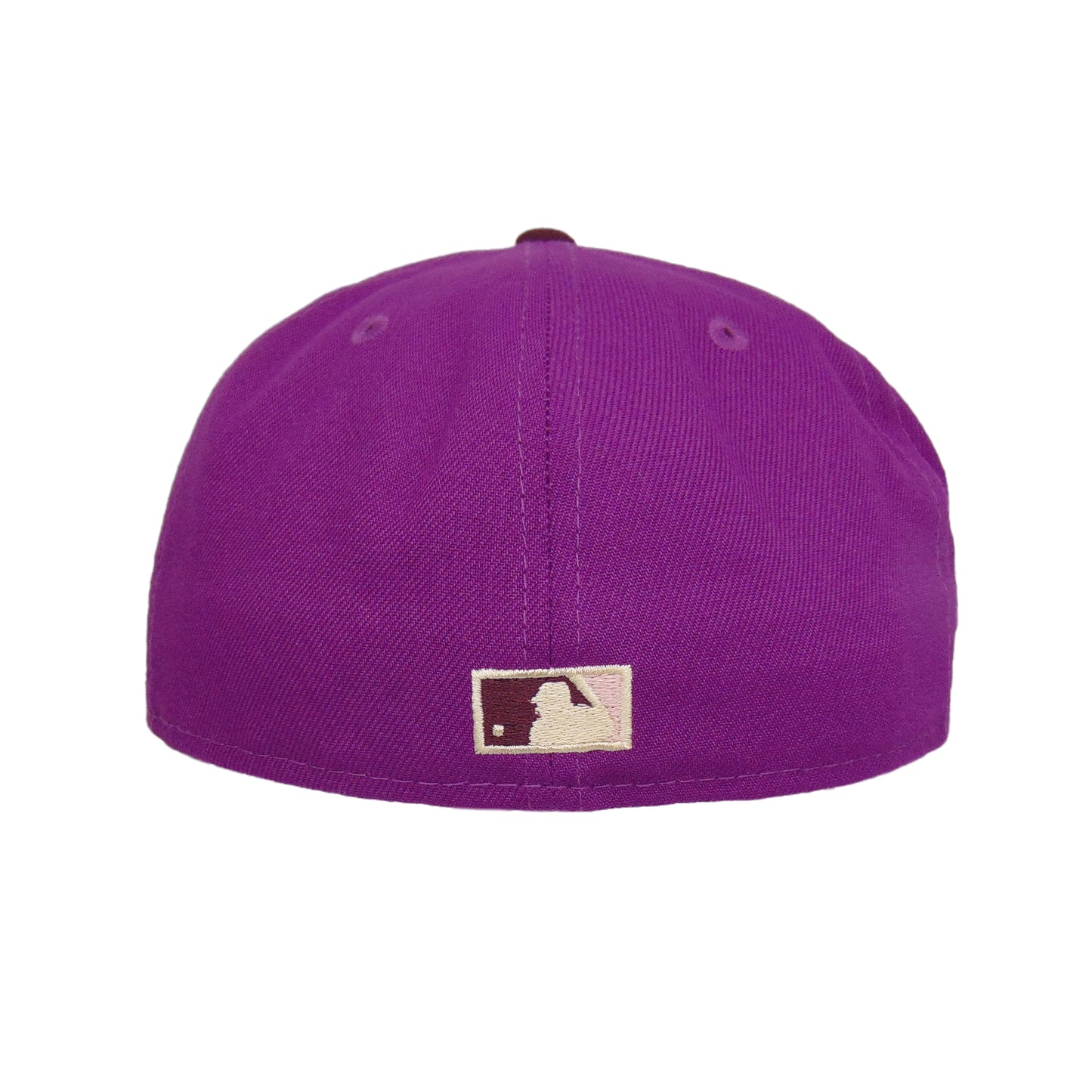 Atlanta Braves Custom New Era 59FIFTY Cap Berry Maroon WS95