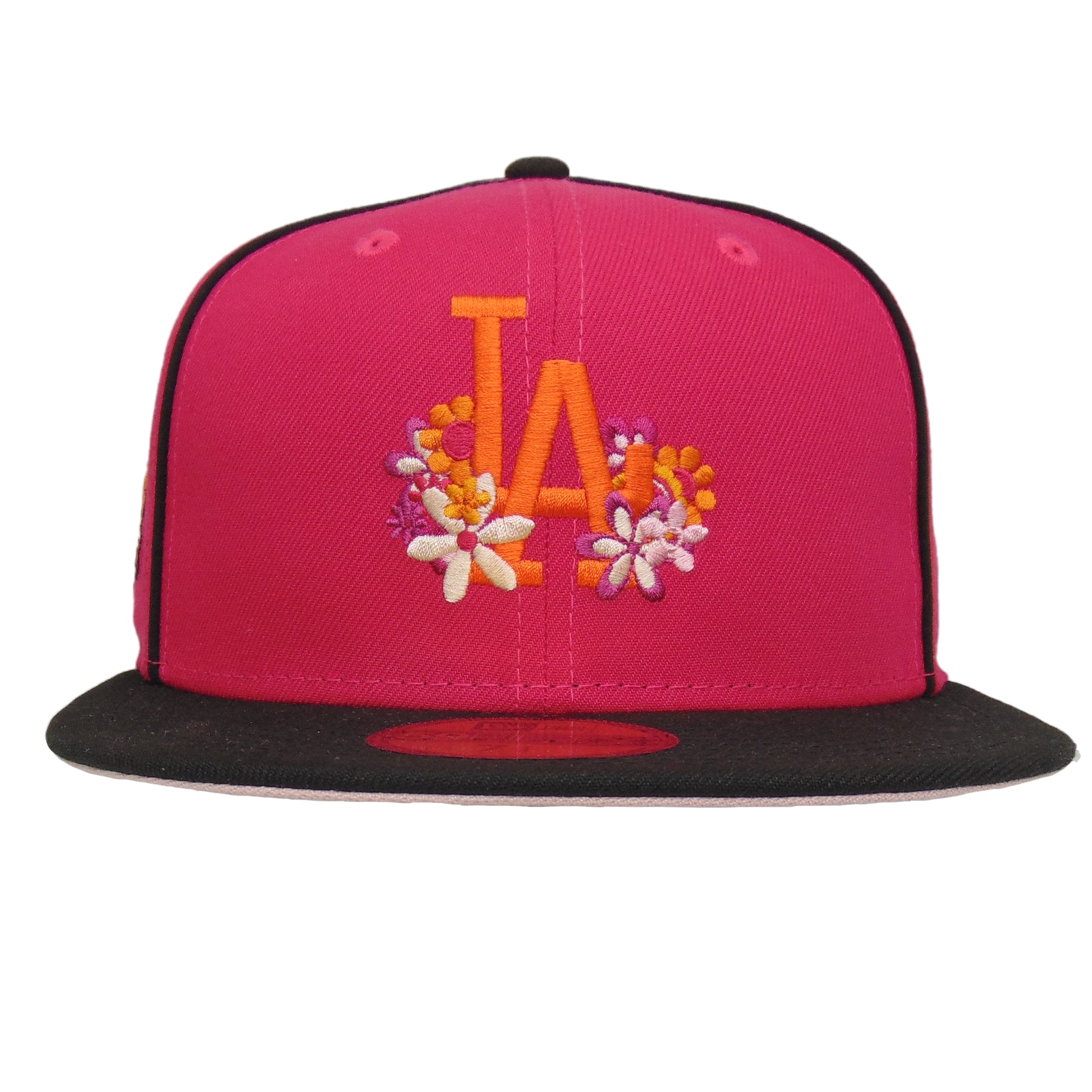 Los Angeles Dodgers Custom New Era 59FIFTY Cap Pink Floral