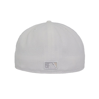 Chicago White Sox Custom New Era 59FIFTY Cap White Chainstitch