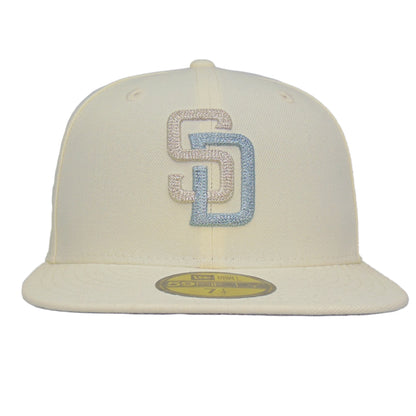 San Diego Padres Custom 59FIFTY New Era Cap Chrome